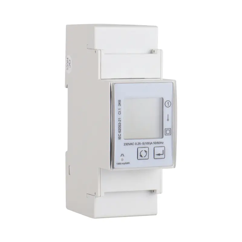 2p Single Phase DIN Rail Energy Smart Meter For Renewable Energy