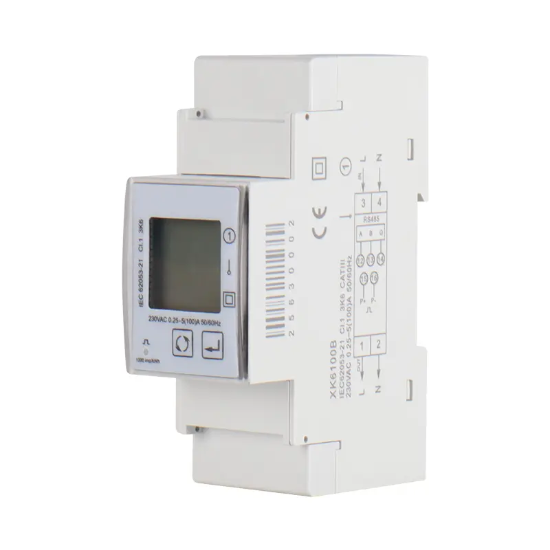 2p Single-Phase Multifunction DIN Rail Energy Smart Meter