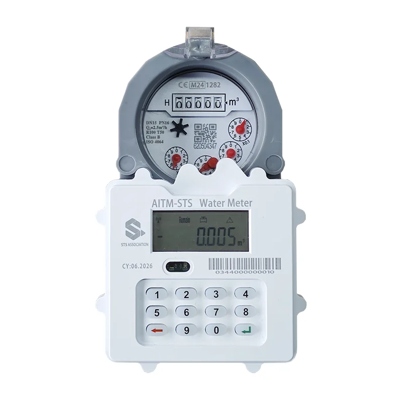 STS Token Prepaid Keypad Water Meter